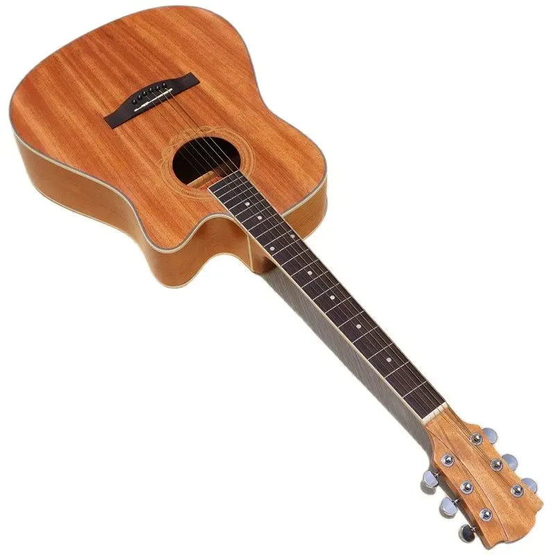 

41 Inch Electric Acoustic Guitars 6 Strings Guitar Folk Guitar Wood Guitar Advanced Varnish Natural Color Matte Finish