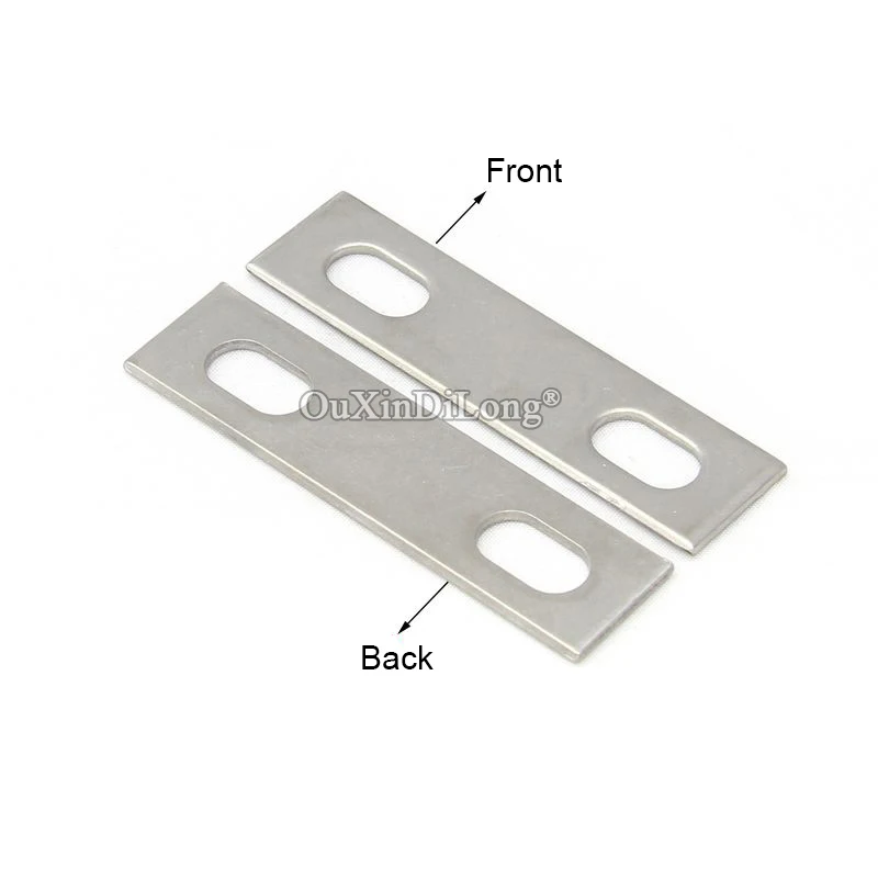Новый 50 шт из нержавеющей стали прямой плоский угловая скобка сборка мебели рама