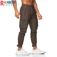 rainbowtouches 2021 new camouflage sports casual loose running trousers mens training qickly drying fitness cargo pants