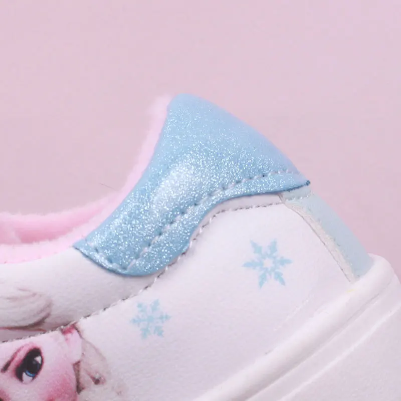 Детская обувь для девочек Плюшевая на плоской подошве Повседневная детская