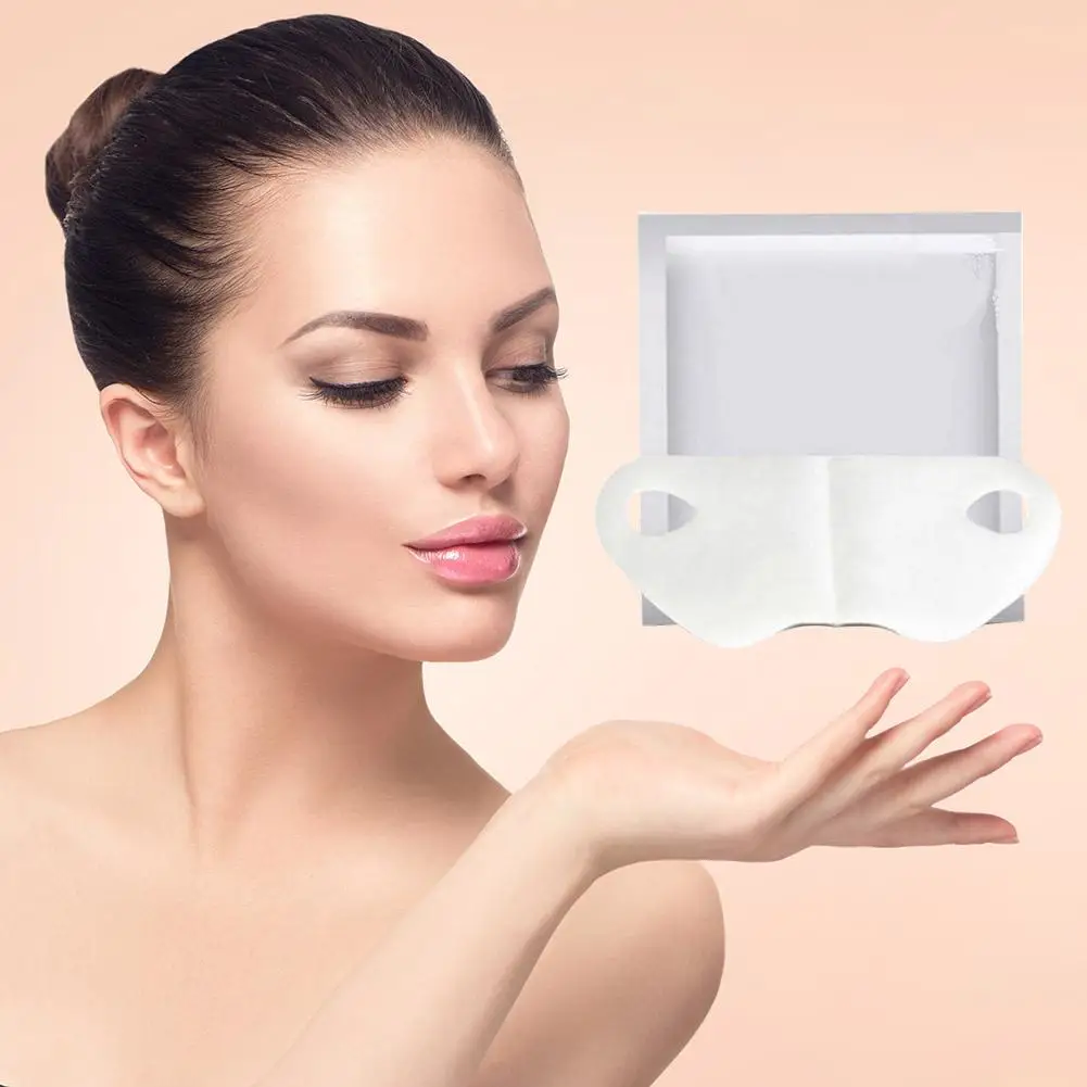 

1pc/5pcs Stretching Lifting Firming Mask Anti Wrinkle Slim Face Brighten Skin Tone 4D V Face Hanging Ear Hydrogel Mask