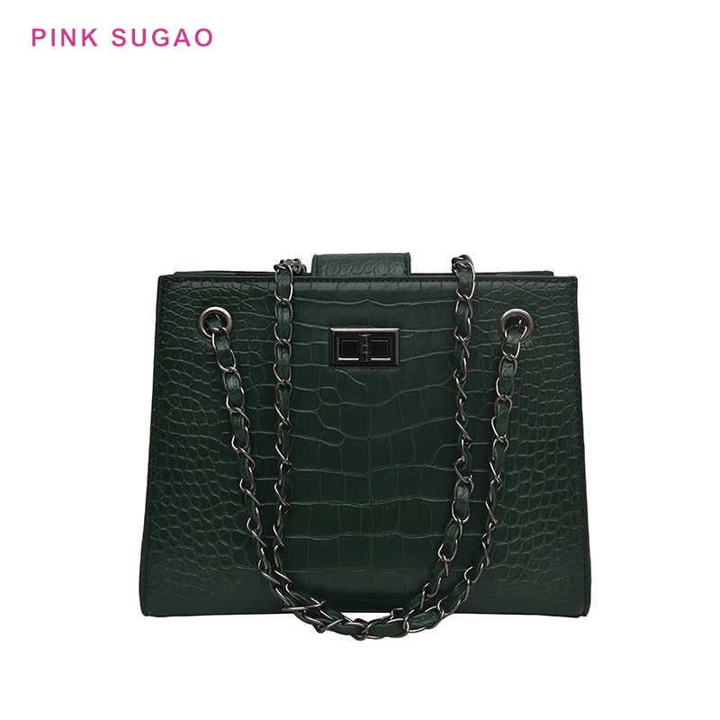 Розовая Женская сумка через плечо Sugao роскошные сумки женские дизайнерская