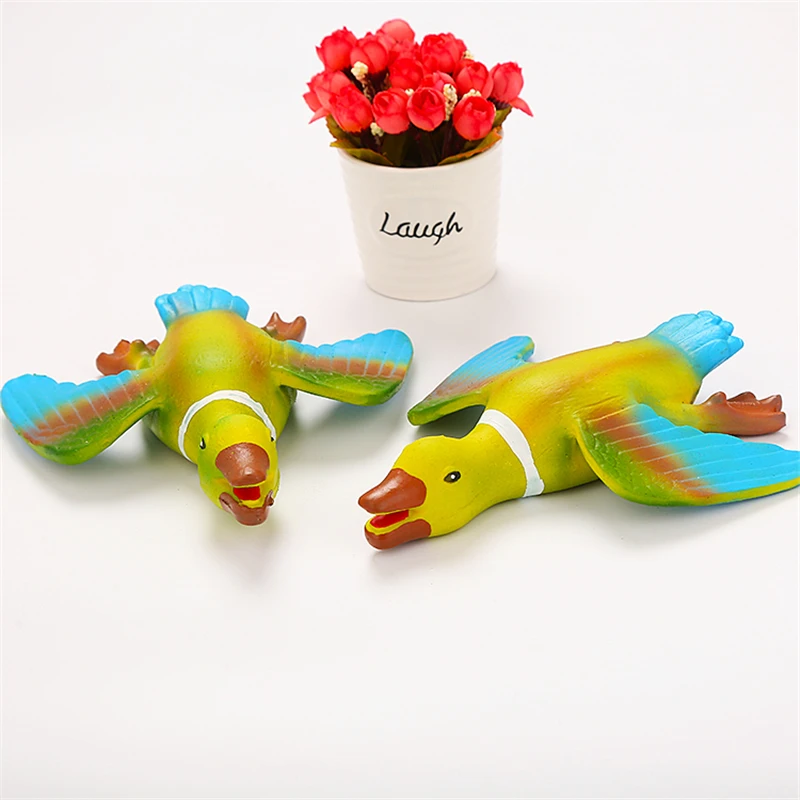 Резиновая игрушка для собак натуральный латекс птица животное собака пищащий