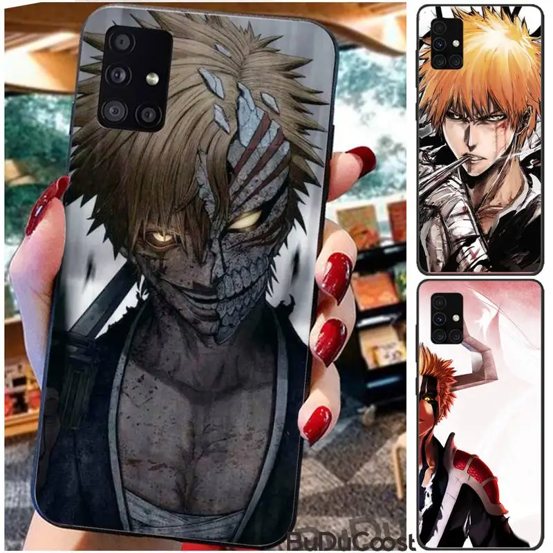 

Chenel Japanese anime Bleach Phone Case For For Samsung Galaxy A10 A20 A30 A40 A50 70 A10S 20S A2 Core C8 A30S A50S A31