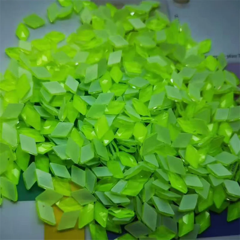 

500 Pcs Multi-colors Rhombus/Octagonal/Waterdrop Shape 3D Glass Gem Flatback Nail Rhinestone AB & clear Glass Crystal Charms 513