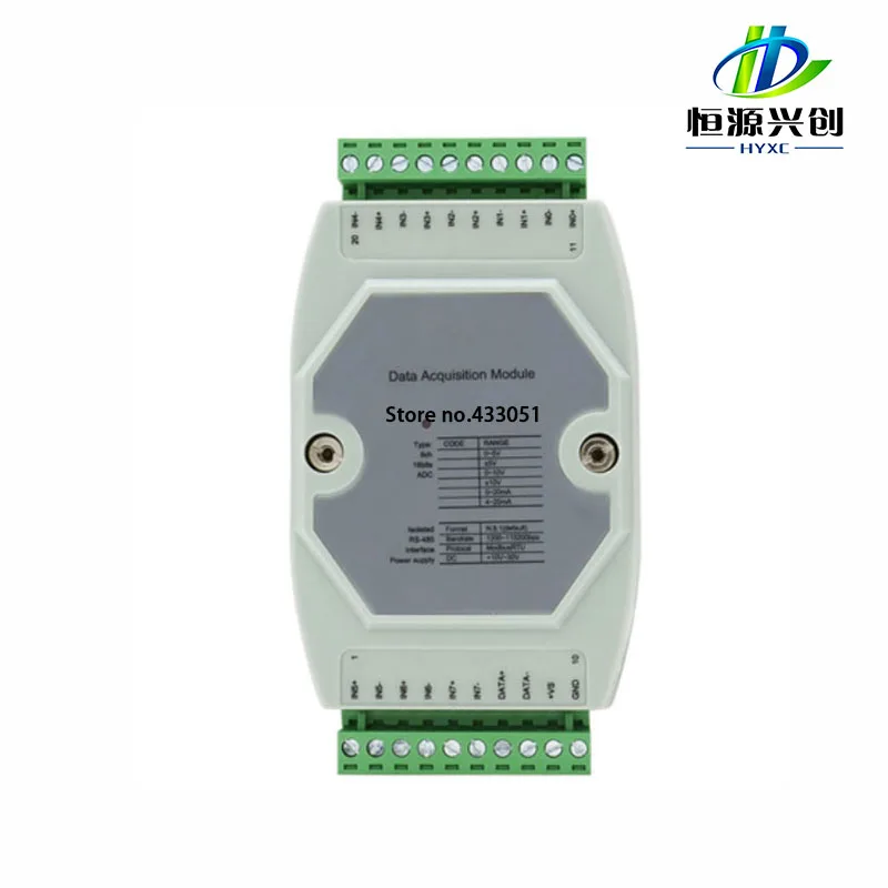 16-битный AD-коллектор входной сигнал ± 5 В/0 ~ 10 В/± В/0-20 мА/4-20 мА/0-22 мА бесплатное