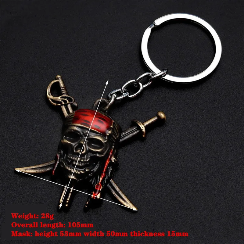 Ожерелье с подвеской в виде пиратов Карибского моря панк ожерелье и цепочкой для