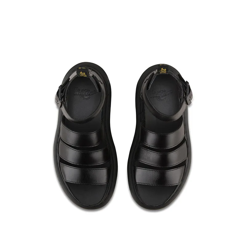 

2021 Summer Ladies Sandals Martens Shoes for Women Shoes Comfy Soft Genuine Leather Women Platform Sandals