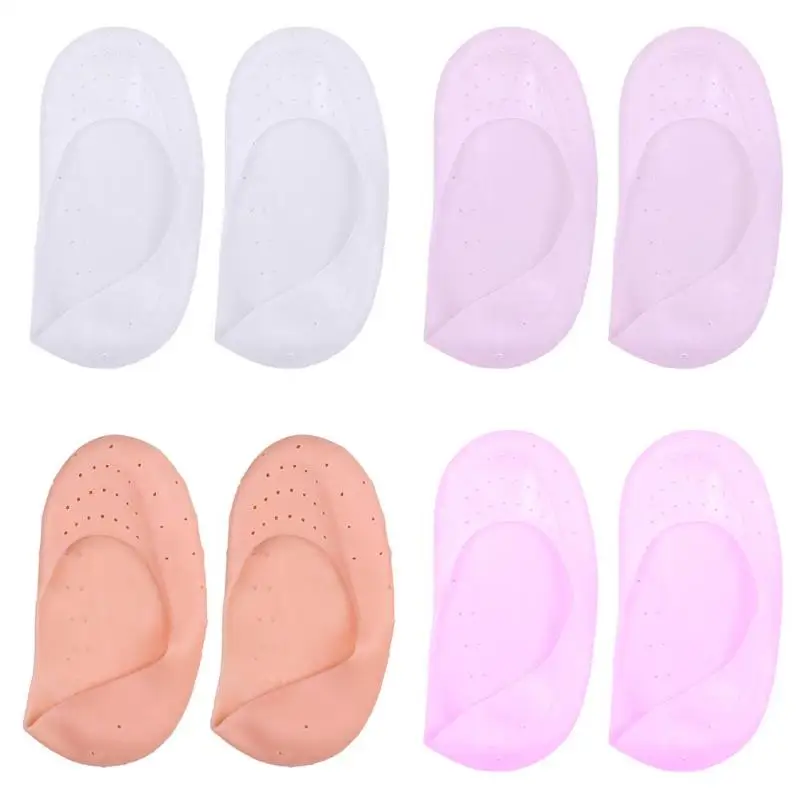 Силиконовые Увлажняющие гелевые носки для мужчин и женщин средство ухода за