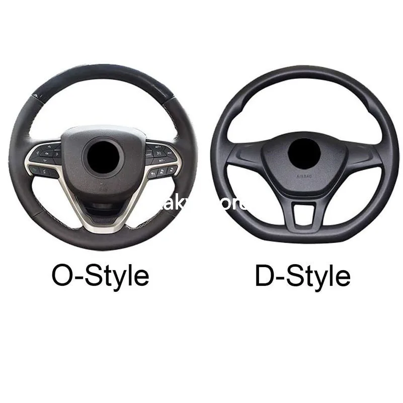 

D-type Hand-stitched Small Holes Fur Car Steering Wheel Cover for Mercedes Benz C200 GLC260 E300L CLA220 GLE450 14-15inch 38cm