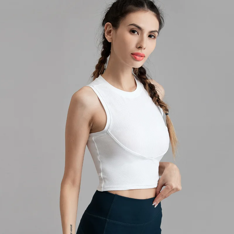 

Yoga bra new running sports fitness quick-drying underwear tight-fitting breathable sexy yoga vest women's casual top