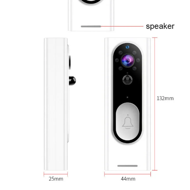 2021 Беспроводной Wi Fi видеозвонок дверной звонок умный телефон Интерком камера