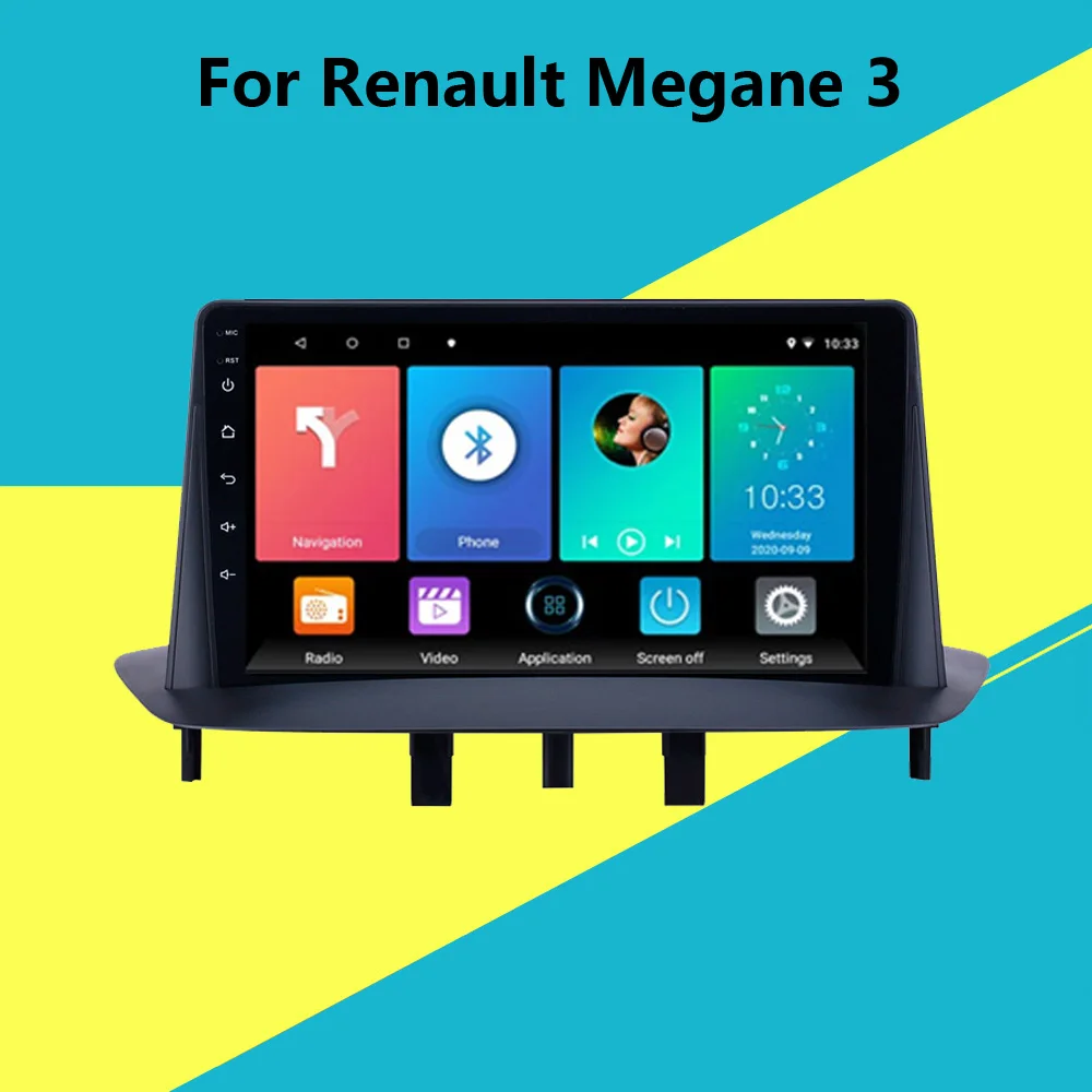 2 Din Автомобильный Радио Мультимедийный видео плеер навигация GPS для Renault Megane 3 Fluence
