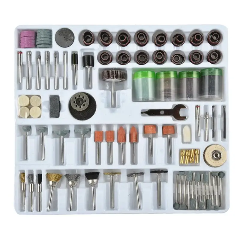 

105/216Pcs Rotary Tool Accessories Set Electric Drill Grinding Attachment Kit Multi mini drill Grinding Polishing Drilling Kits