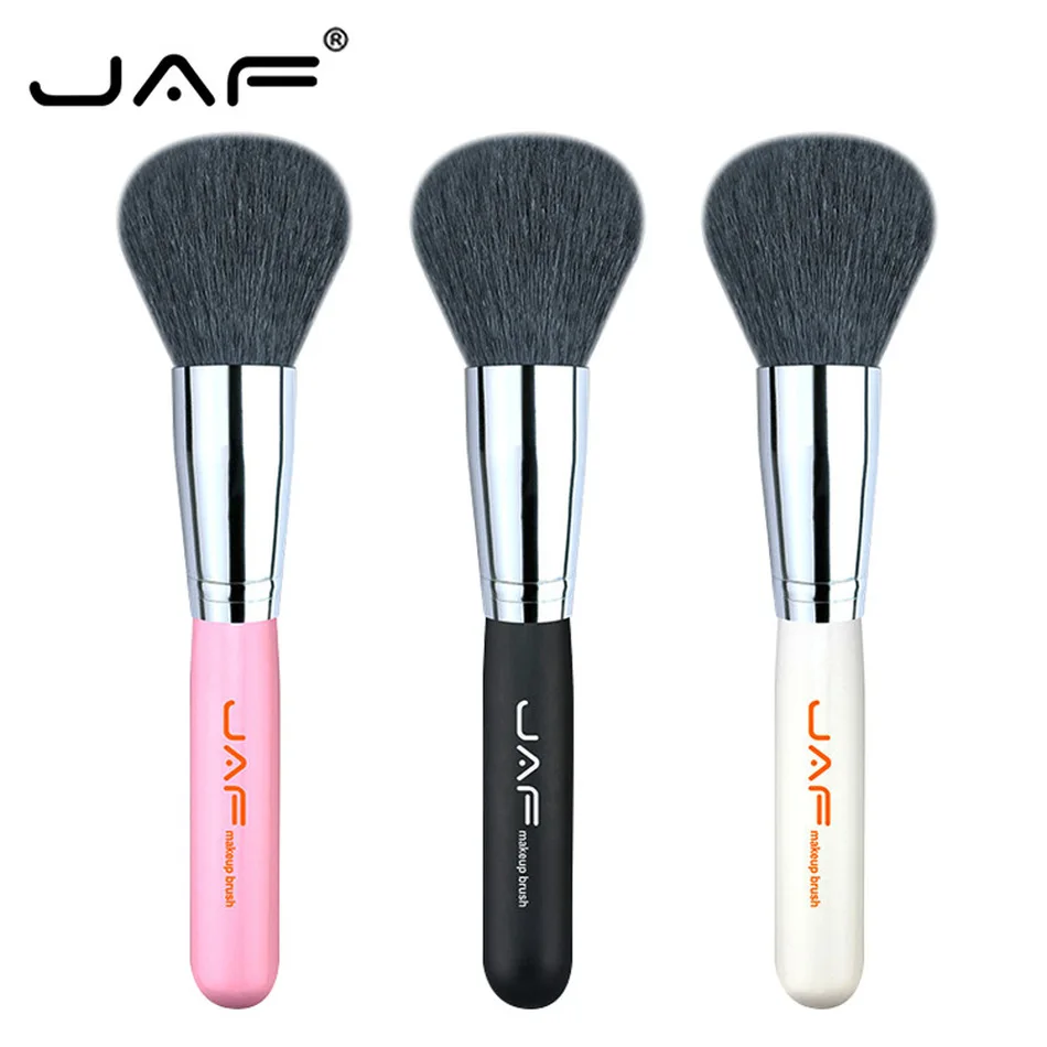 Натуральная Кисть для макияжа из козьей шерсти JAF косметическая кисть пудры Blusher