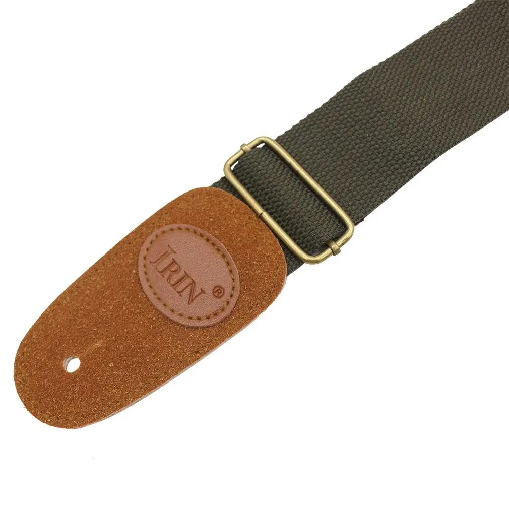 Чистый цвет акустический гитарный ремень армейский зеленый/желтый/черный