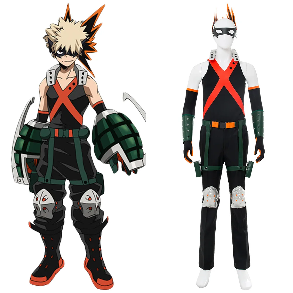 Женский костюм моя геройская академия женский Katsuki Bakugo Hero боевой - купить по