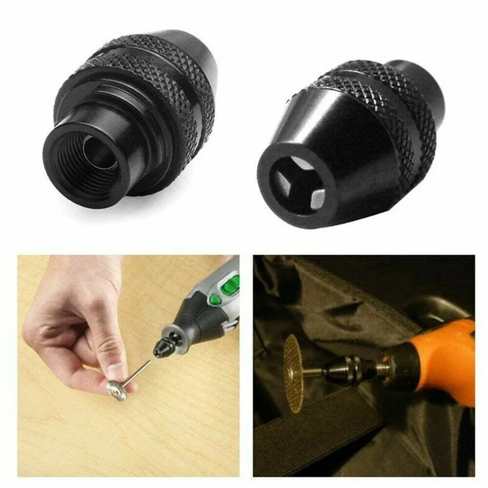 

3 Pcs Drill Chuck 0.4-3.2mm Clamps Multi Function Replacement Parts For Rotary Tools Electric Drill Grinder Accessories