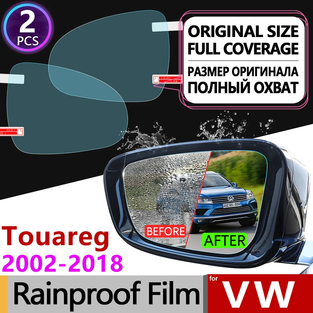 Для Volkswagen VW Touareg 2002 2018 7L 7P полное покрытие противотуманная пленка для зеркала