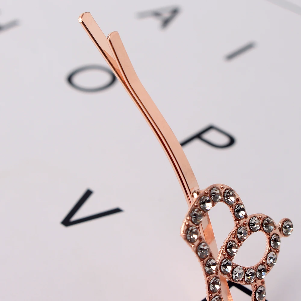 3 шт. один набор Модные женские заколки для волос милые стразы аксессуары