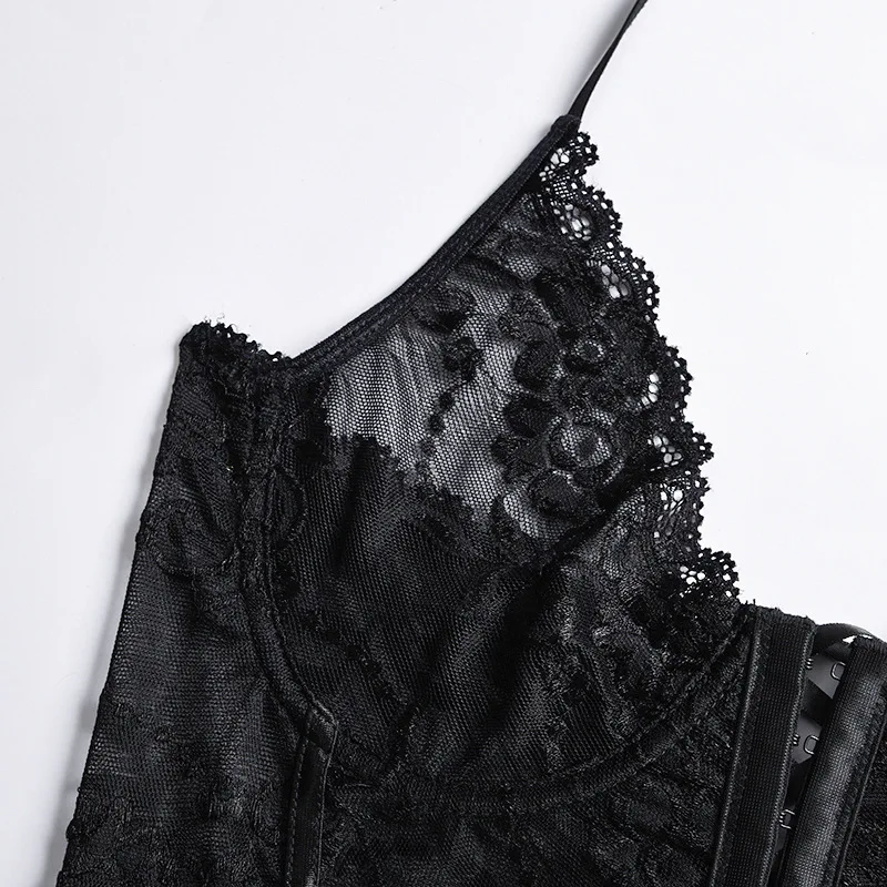 Echonight Corset Waist Trainer with Thongs Sexy Body Shaper Modeling Strap Slimming Halter Underwear Women Lingerie Shapewear