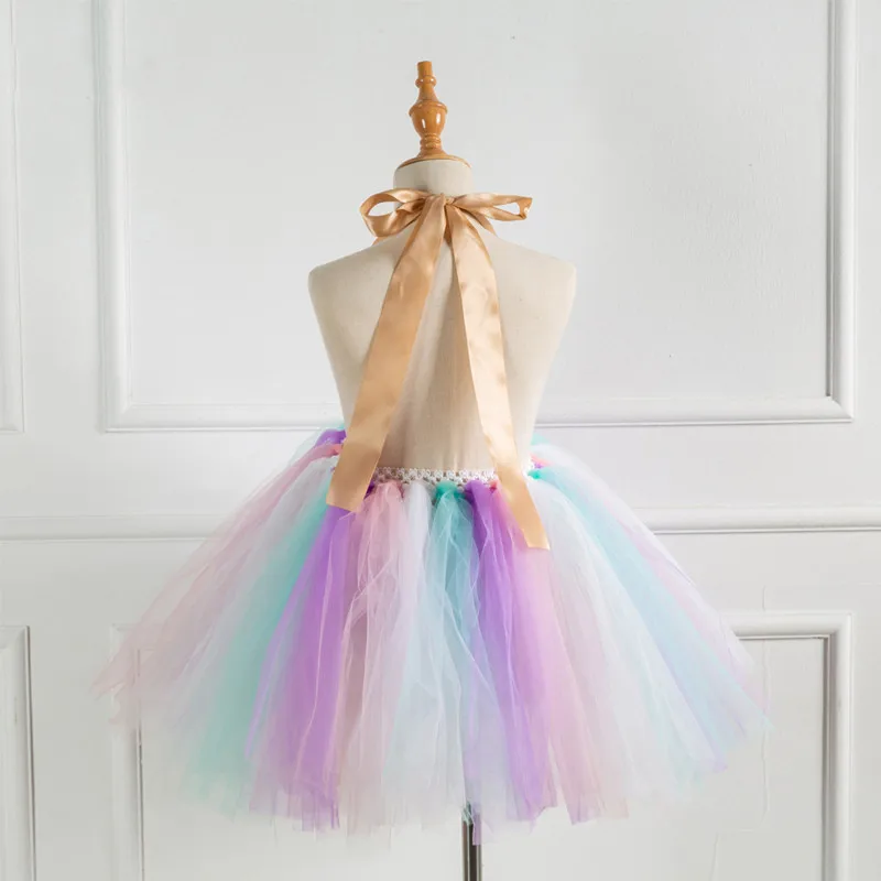 /Единорог) Детский Пижамный костюм на день рождения вечерние платья для девочек с