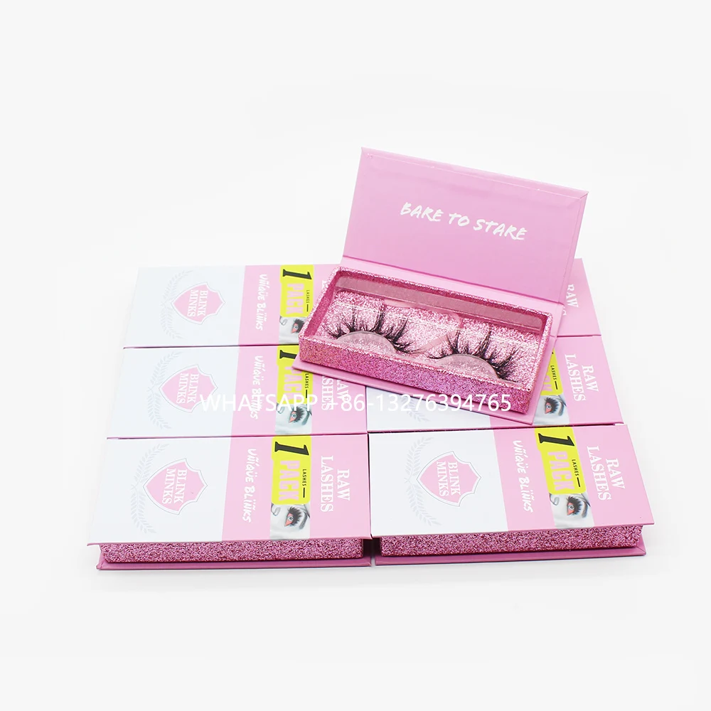 

Pink Cigarette Lashes Cases With Tray Custom Lashbox Packaging With Logo 5D 25mm Mink Eyelashes 3D Mink Lashes Vendor