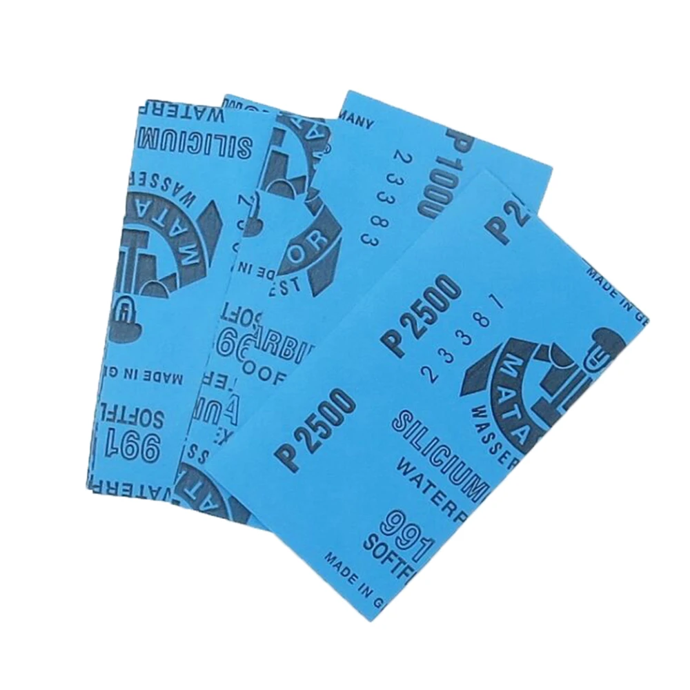 

50pcs Sandpaper 1500/2000/2500/3000/5000 Grit Wet/Dry For Polishing Grinding Portable