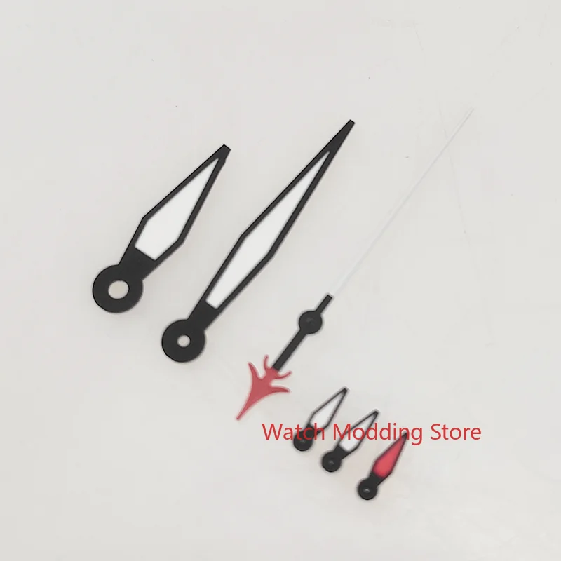 Черные белые красные часы супер зеленые светящиеся с хронографом для 6 стрелок