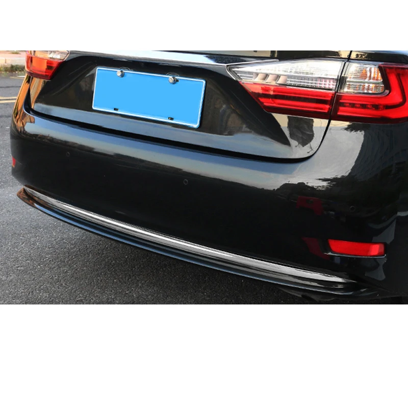 Lsrtw2017 для Lexus ES ES200 250 300h автомобиль Trims Задний Бампер Планки из нержавеющей стали аксессуары для формовки