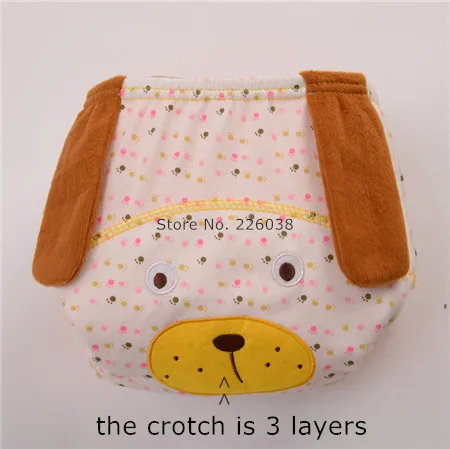 QD07 Dog 5 шт. в упаковке, Новое поступление, детское нижнее белье, моющиеся детские подгузники, Детские тренировочные штаны, многоразовые подгузники, QD07 - Цвет: QD07 Dog