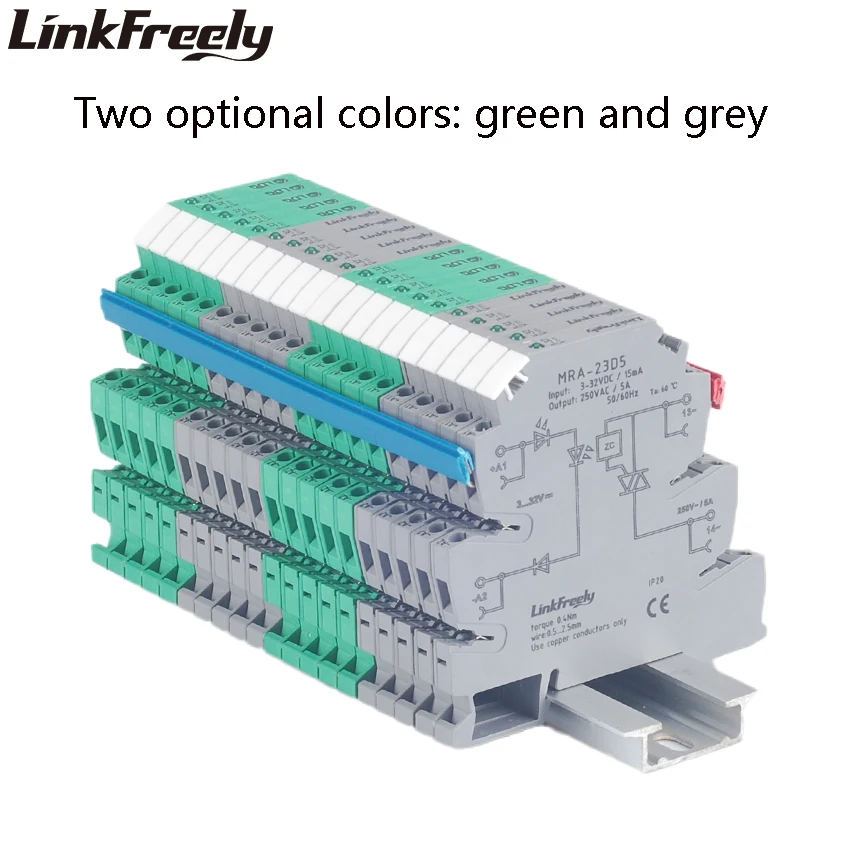 Твердотельный релейный модуль 10 шт. 5 А интерфейс ПЛК постоянный ток вход