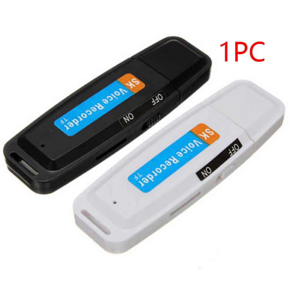 Профессиональный портативный WAV мини перезаряжаемый цифровой USB пластиковый флэш-накопитель u-диск ручка аудио Поддержка TF карта диктофон
