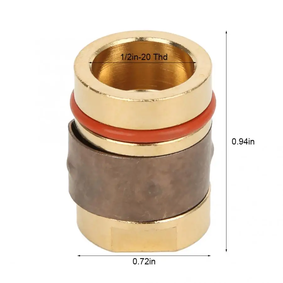 Насадка на головку 5 шт. адаптер сопла латунный защитный сварочный пистолет для MIG