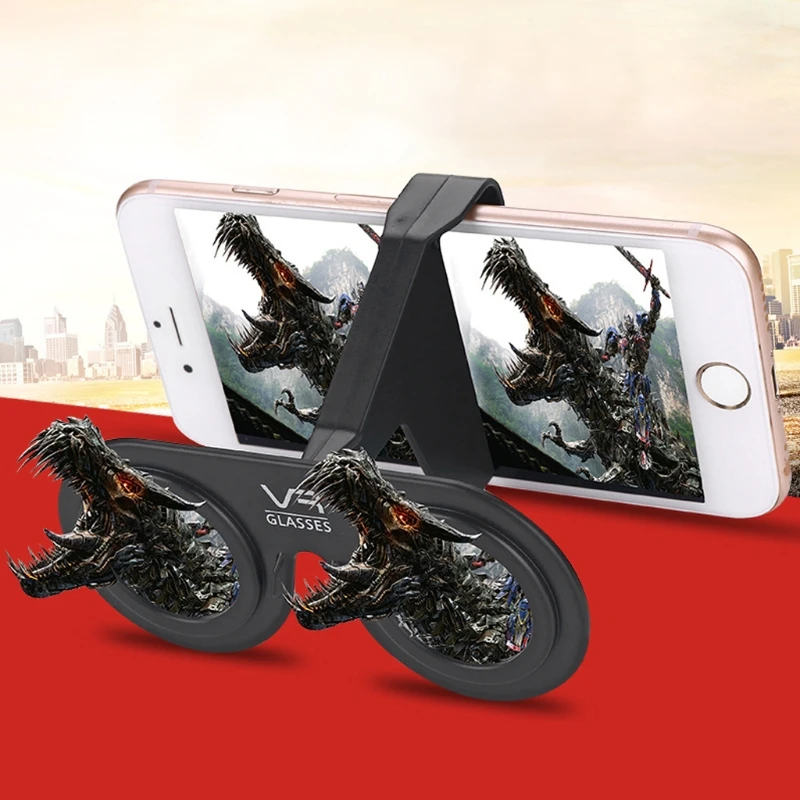 

Portable D Virtual Reality Glasses Suitable for 4.0-6.5 "Phone With Table Stand F3MD
