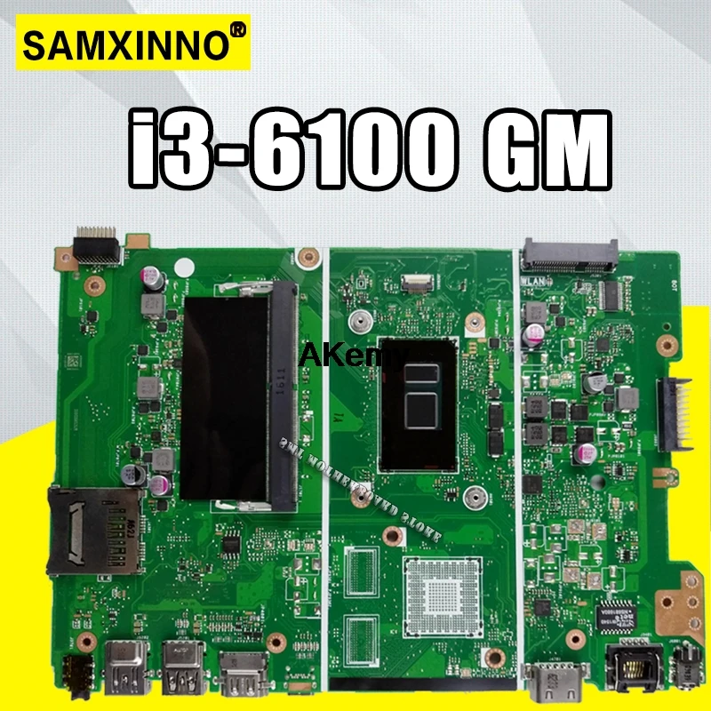 

X441UV X441UA motherboard For Asus X441U X441UV X441UAK F441U A441U laptop motherboard notebook original motherboard i3-6100