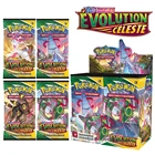 Покемон карты французскийанглийскийиспанский меч и щит темнота Ablaze изменяющееся небо Покемон бустер коробка коллекция карточная игра