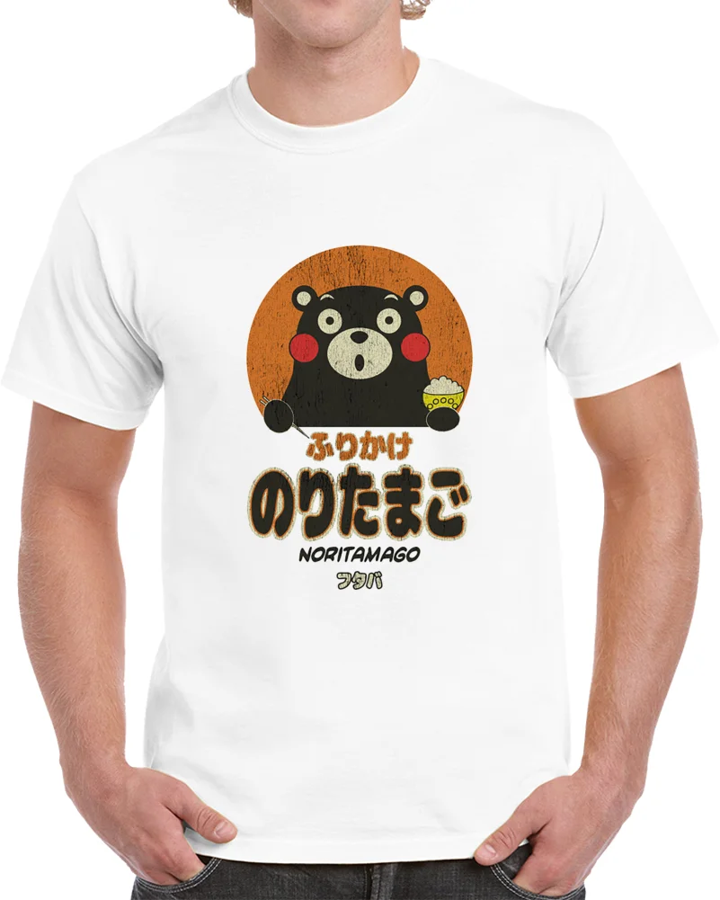Мужская футболка Kumamon с разбрызгивающимися яйцами Женская | одежда