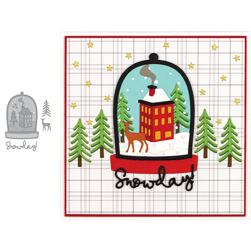 Рождество 2019 новые металлические трафареты для пресс-формы изготовления карт