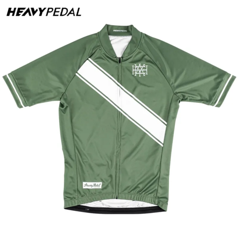 

Summer High Quality Pro Team Men Cycling Jersey Clothing Olive green Short Sleeve Breathable Quick Dry Cycle Jersey Clothes