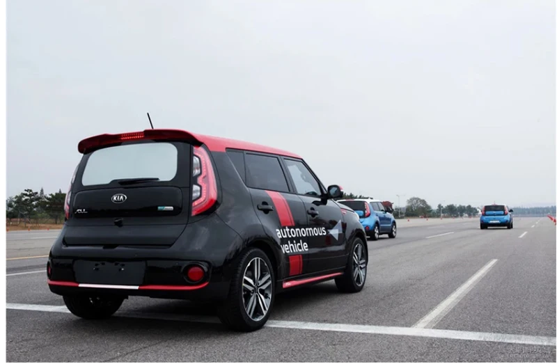 Для Kia Soul спойлер ST SY ABS Материал заднее крыло автомобиля праймер цвет задний для