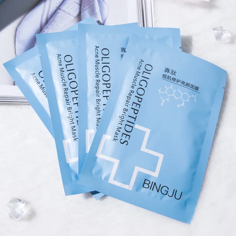 8 шт. олигопептидная маска для акне разбавленная индийская восстанавливающая