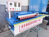 Woodworking machinery automatic edge banding machine straight line  curve edge banding  trimming  polishing machine three in