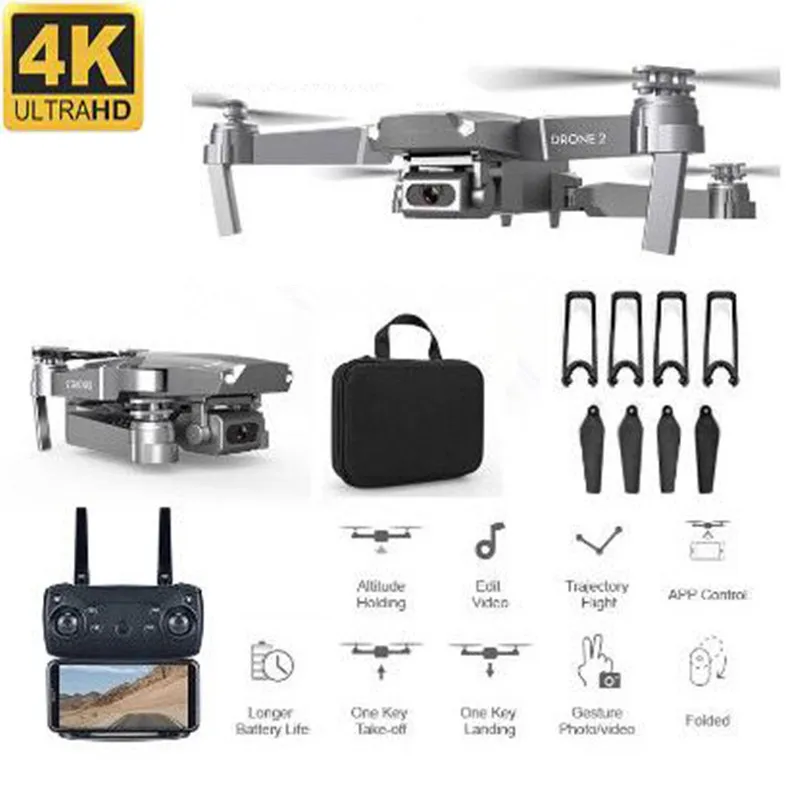 Профессиональный 4K wifi FPV мини-Дрон с широкоугольной HD камерой режим удержания высоты RC Квадрокоптер вертолет детская игрушка