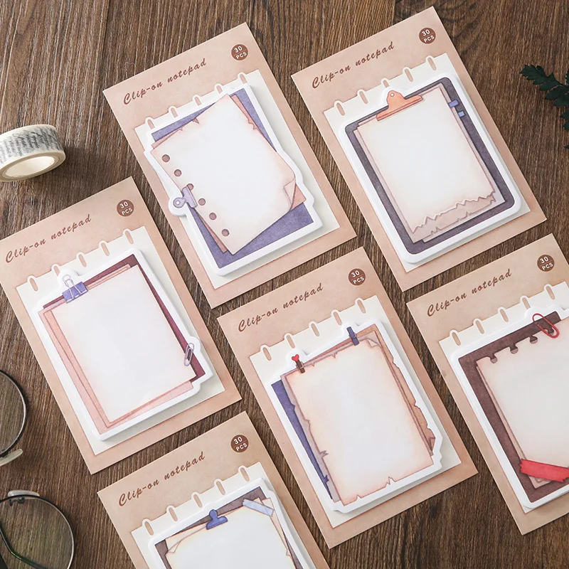 6 видов конструкций планировщик жизни Липкие заметки блокнот бумажная этикетка