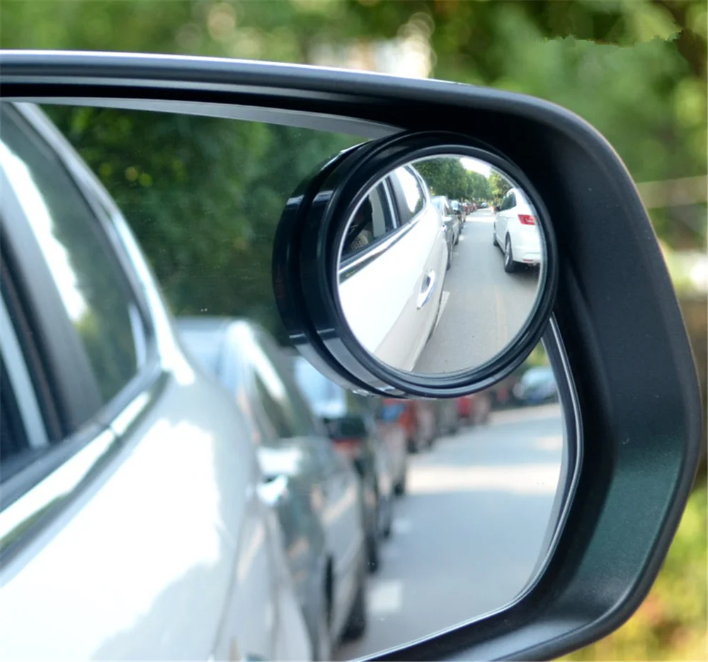 Зеркало заднего вида в форме автомобиля для зоны слепых зон маленькая круглая