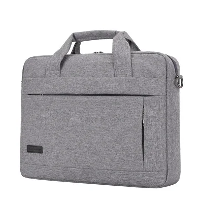 grey 15inch Вместительная сумка для ноутбука для мужчин и женщин портфель для путешествий Бизнес сумки для ноутбуков 14 15 дюймов Macbook Pro PC - Цвет: grey 15inch