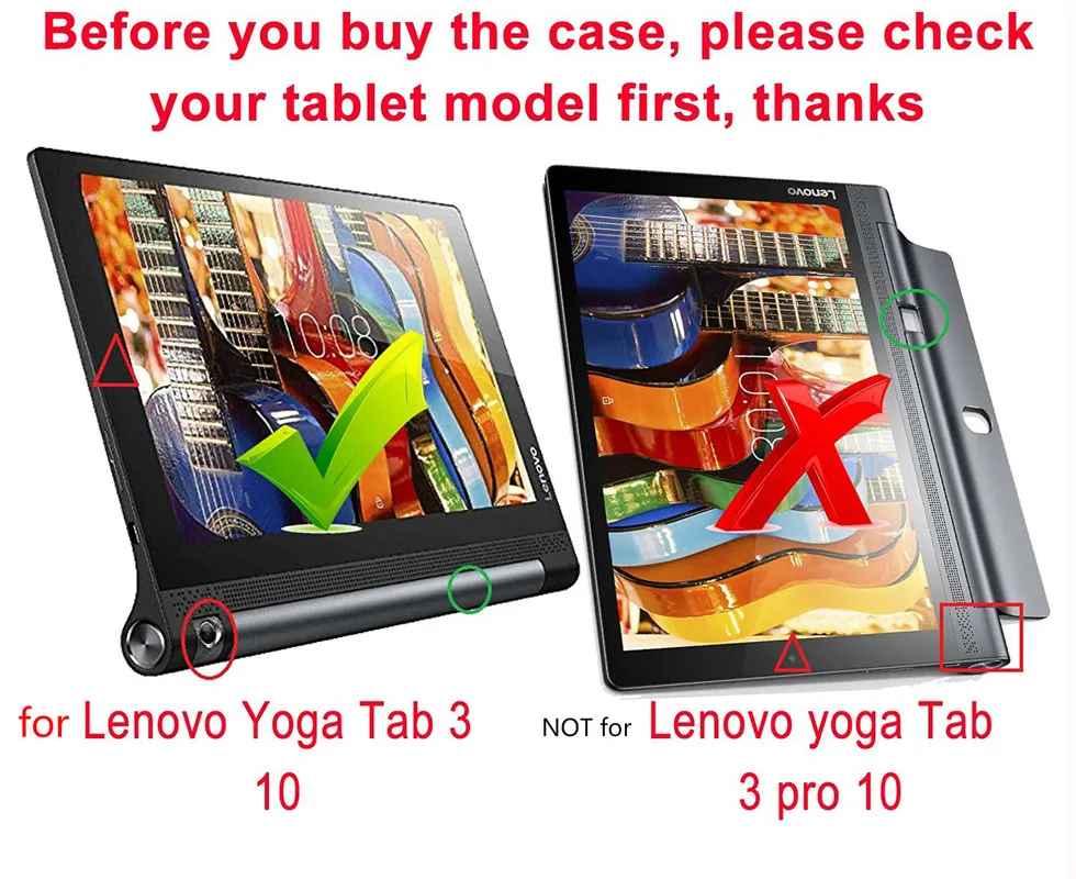 Чехол-накладка для Lenovo YOGA Tab 3 10 1 складная подставка кожаный чехол YT3-X50F X50M