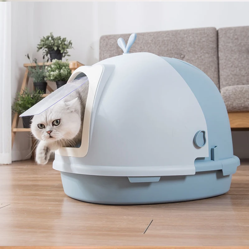 Кошачий лоток для кошек полностью закрытый кошачий Туалет Дезодорант очень большой анти-брызг кошачий наполнитель поставки кастрюль ящик большое пространство