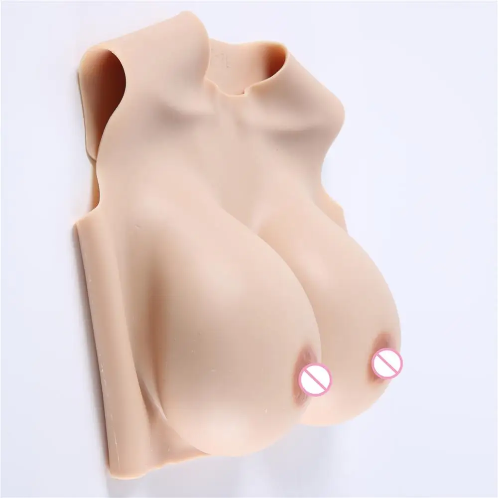 

G Cup 3300g Artificial Silicone Breast Form Soft Fake Boobs False Breasts Prosthesis for Crossdresser Transgender Shemale Drag